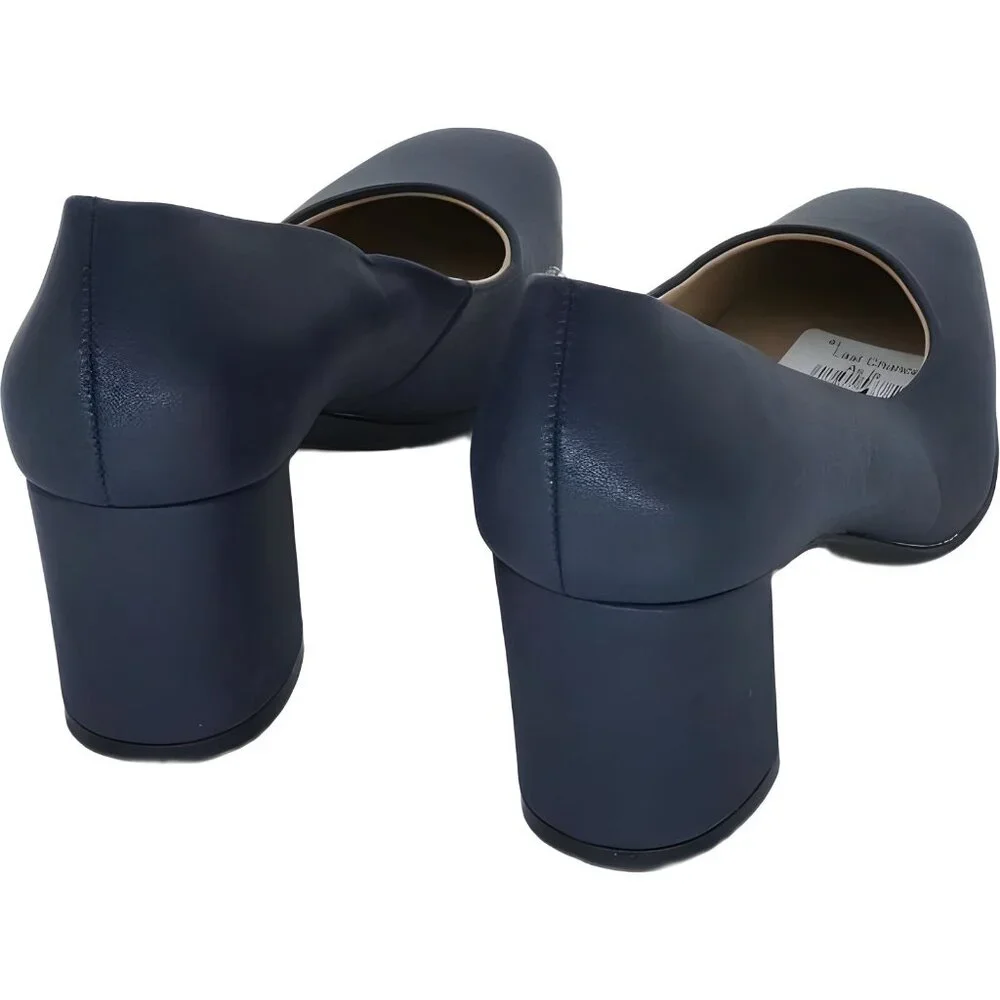 Naturalizer Navy Blue Heels 7 - Picture 3 of 6